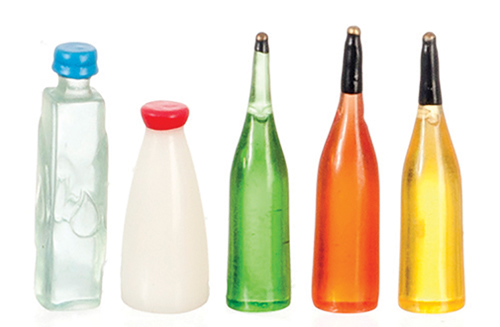 Bottles, 5 pc